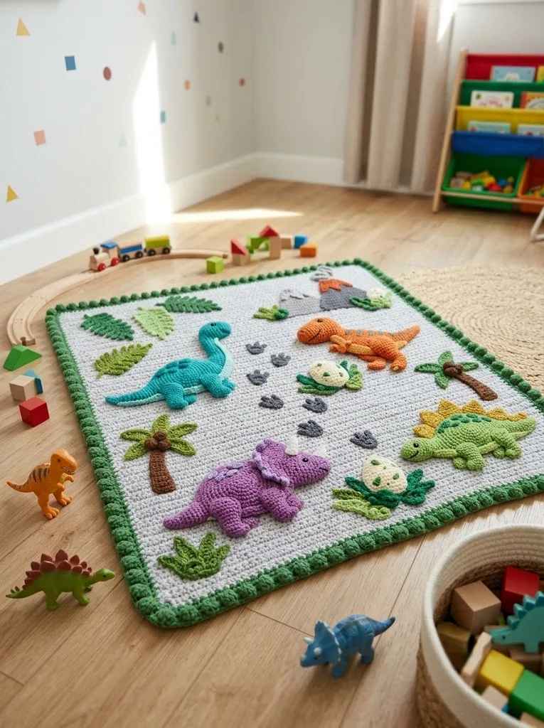 Rainbow Dolphin Pod Baby Blanket Free Crochet Pattern